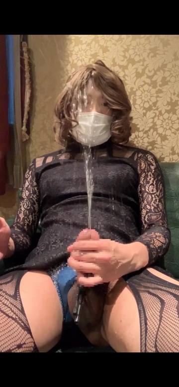 【女装】セルフ亀頭責め大噴出潮吹きオナニー♡大量射精 【女装】セルフ亀頭責め大噴出潮吹きオナニー♡大量射精